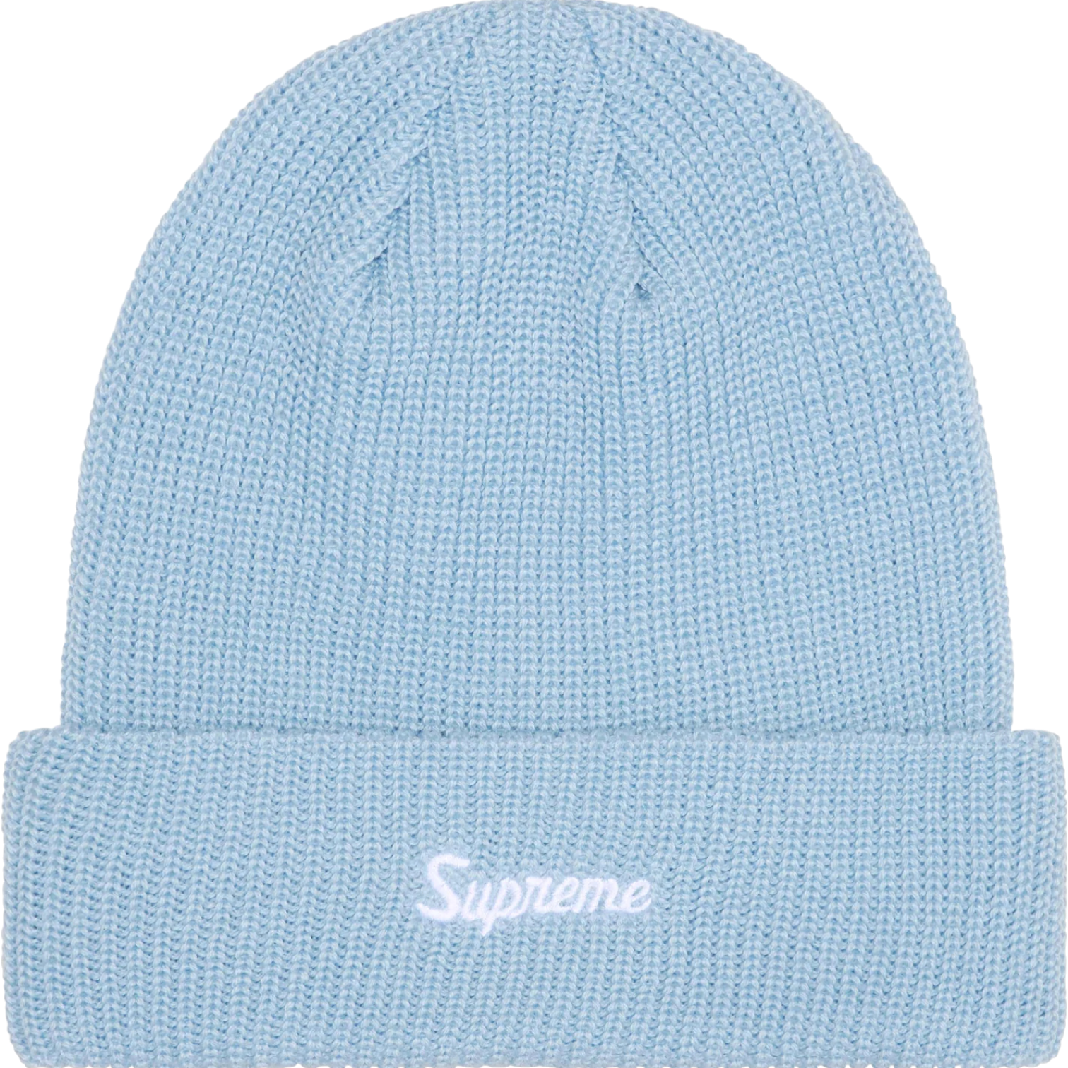 Supreme Loose Gauge Beanie / Light blue