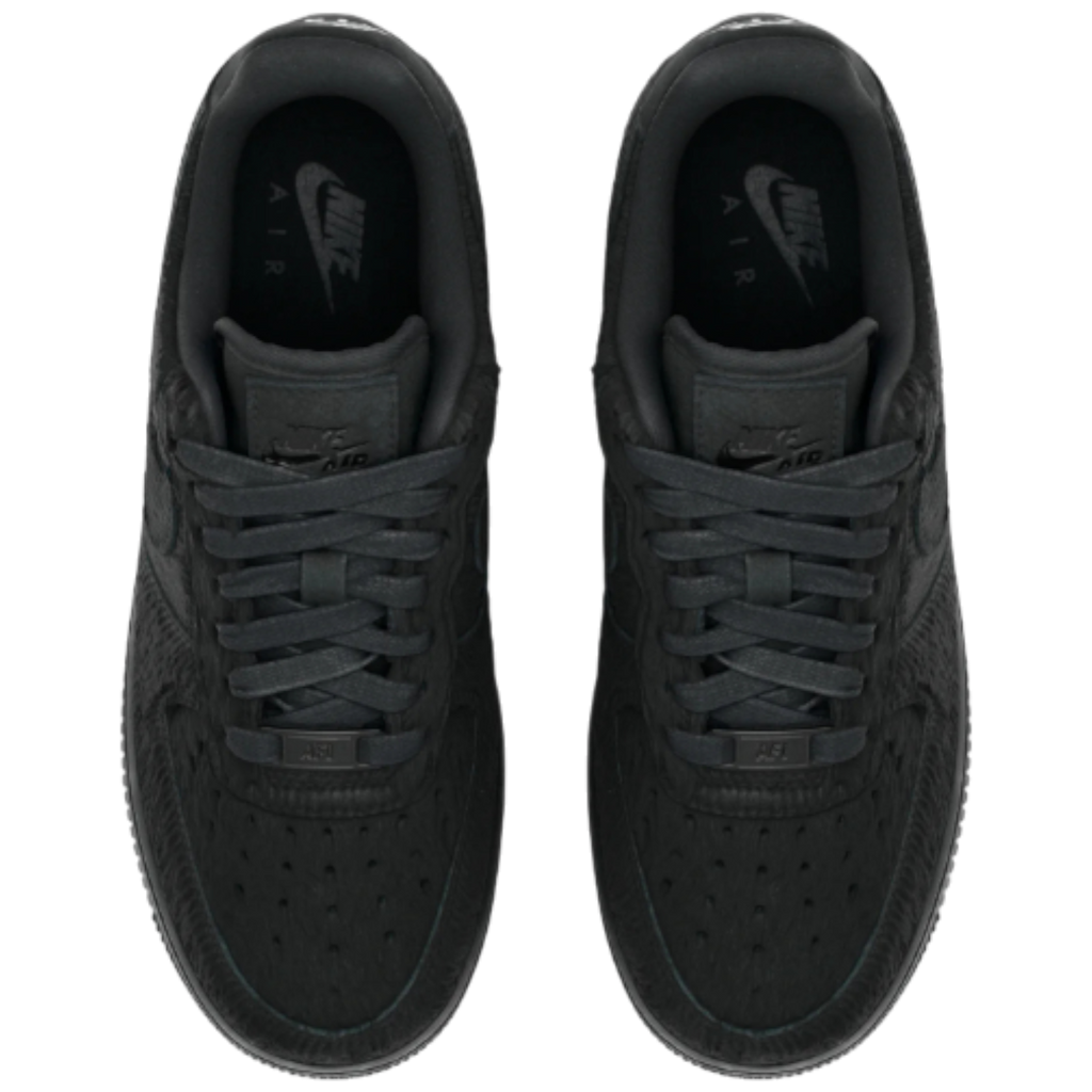 Nike Air Force 1 Low '07 Triple Black Pony Hair