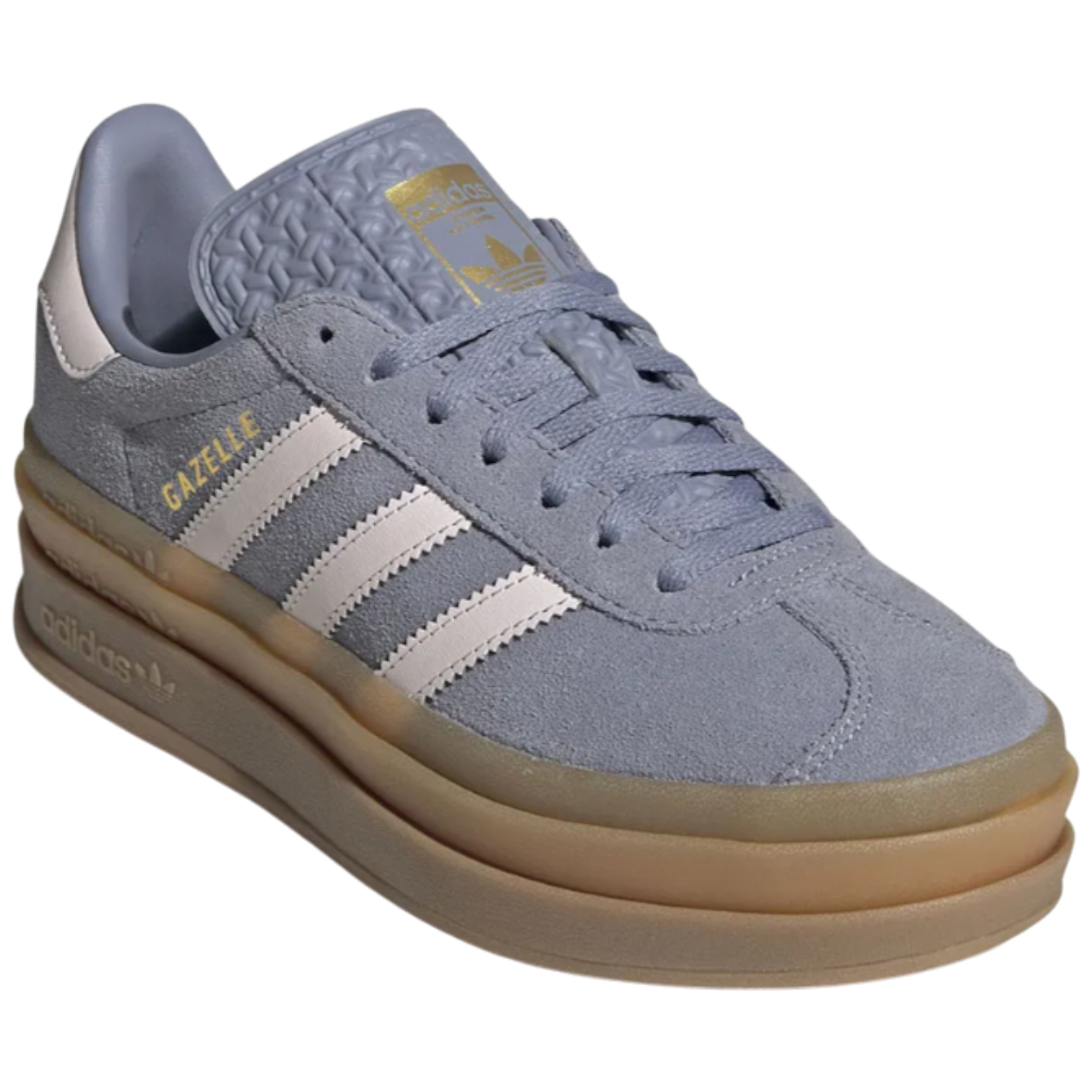 adidas Gazelle Bold Silver Violet Almost Pink Gum