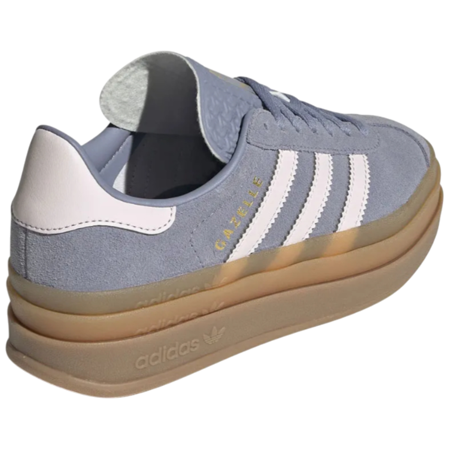 adidas Gazelle Bold Silver Violet Almost Pink Gum