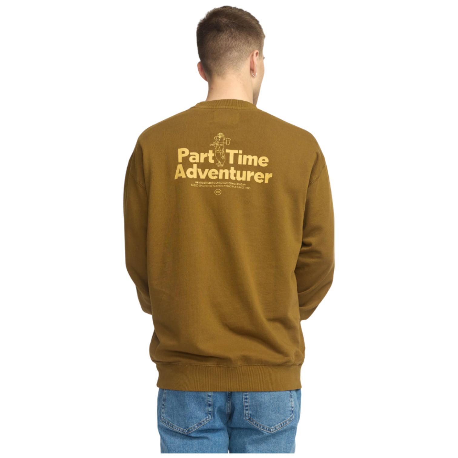 Sudadera Revolution Printed Dustbrown