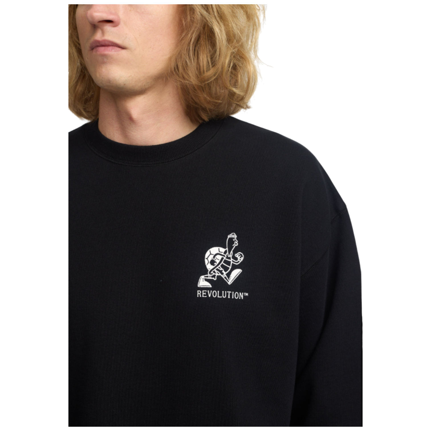 Sudadera Revolution Printed  Black