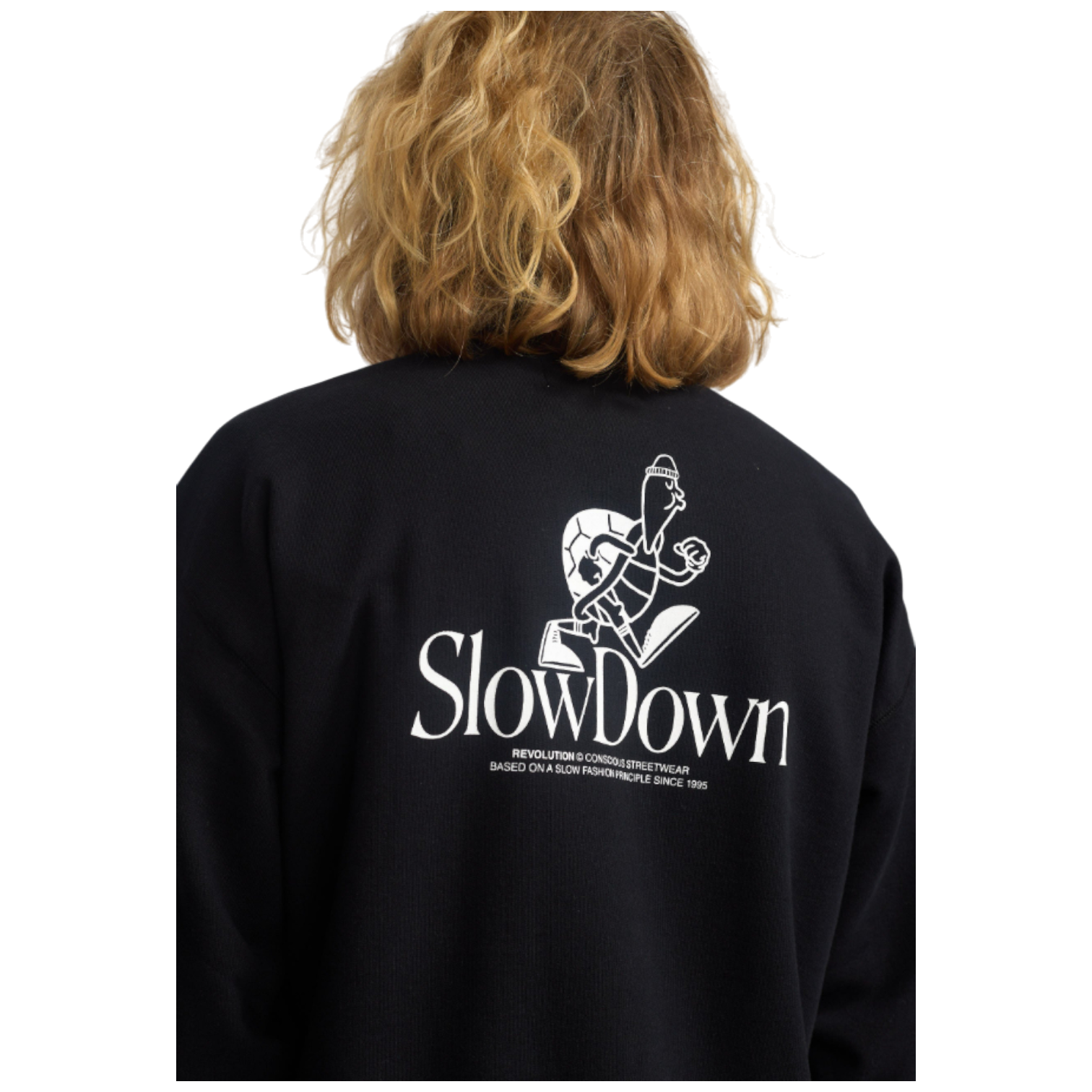 Sudadera Revolution Printed  Black