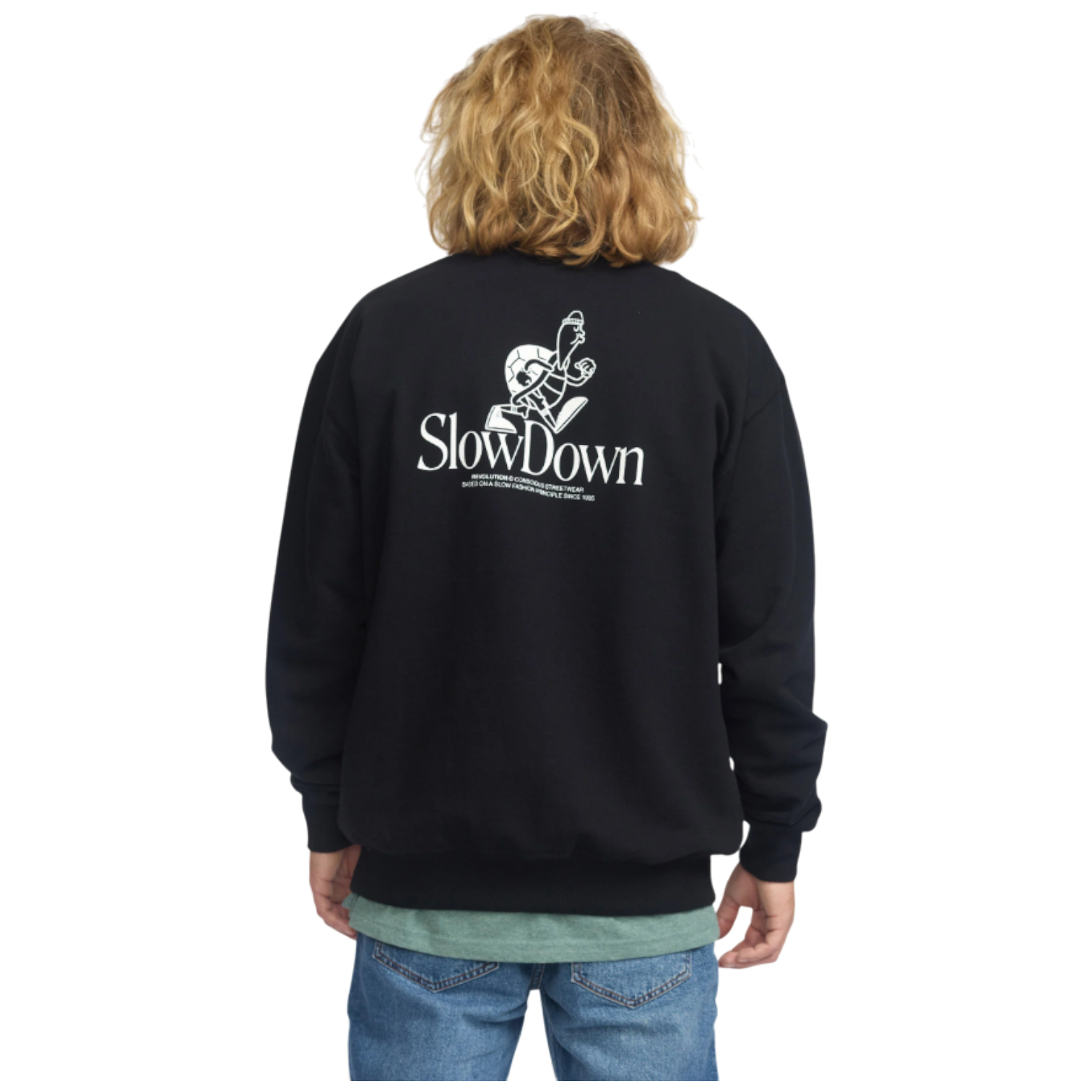 Sudadera Revolution Printed  Black