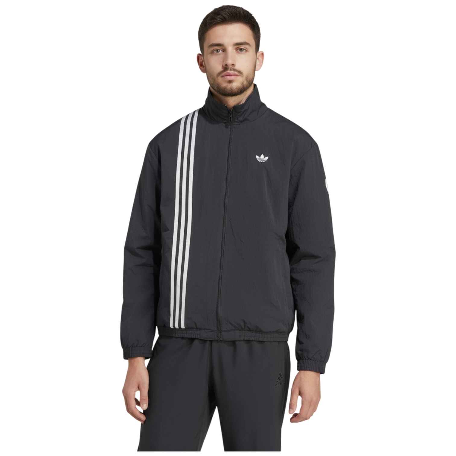 Chaqueta Adidas Firebird bandas frontales tejido técnico