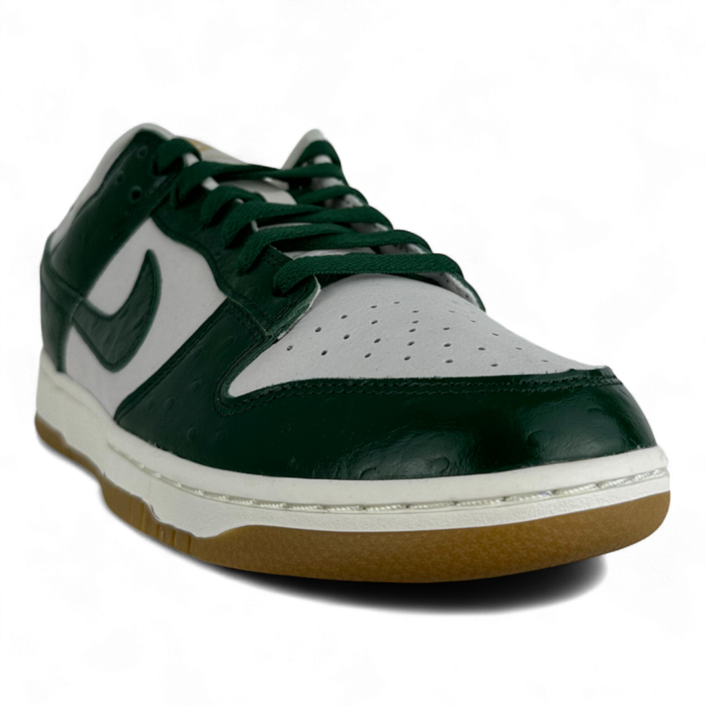 Nike Dunk Low Lx Ostrich-Textured Leather In River Green