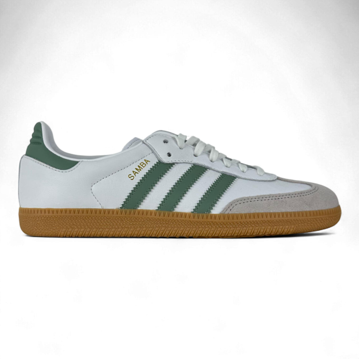 Adidas Samba Cloud White Silver Green