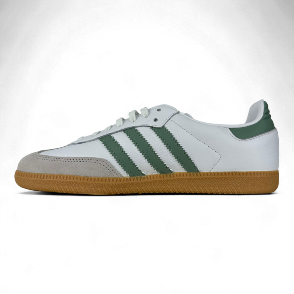 Adidas Samba Cloud White Silver Green