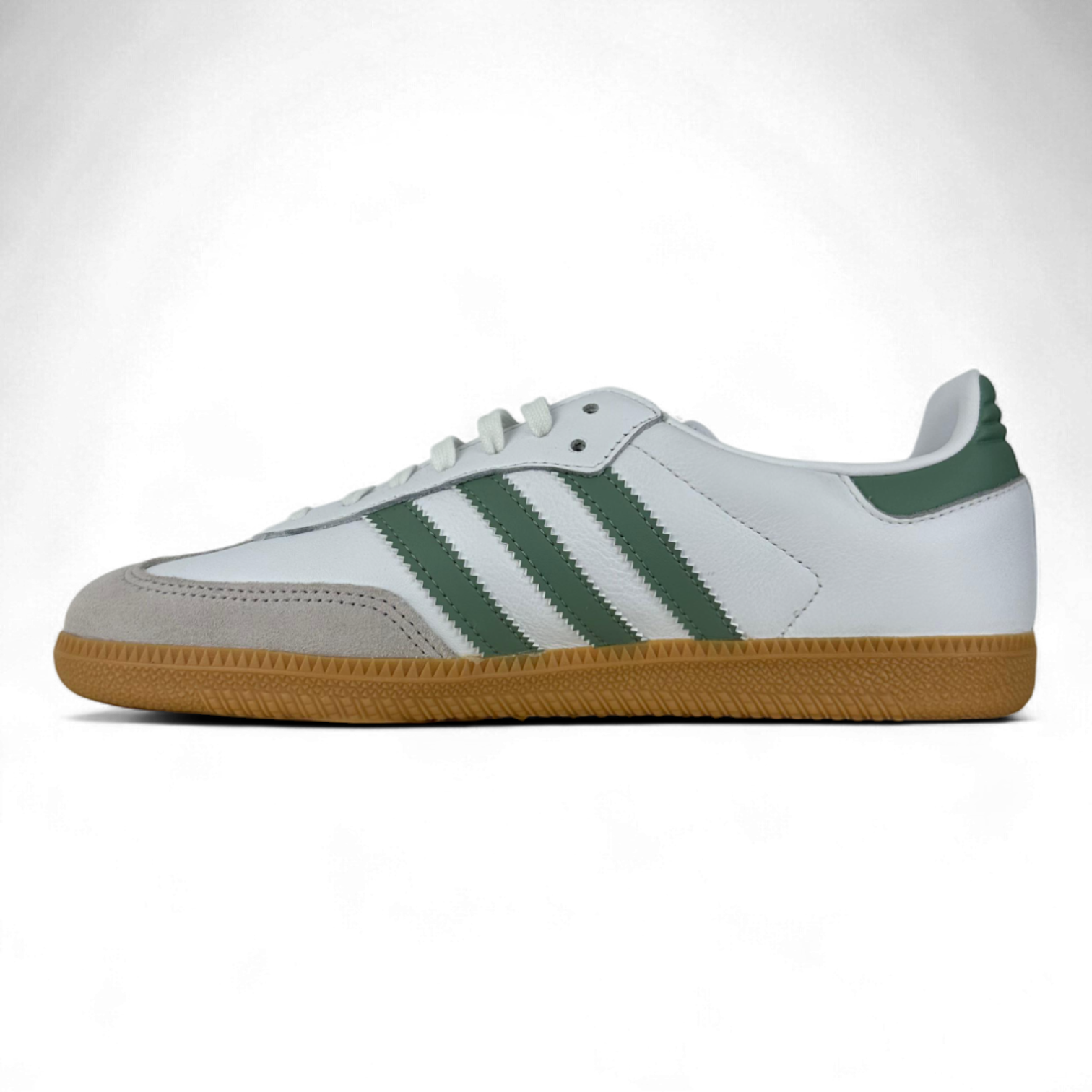 Adidas Samba Cloud White Silver Green