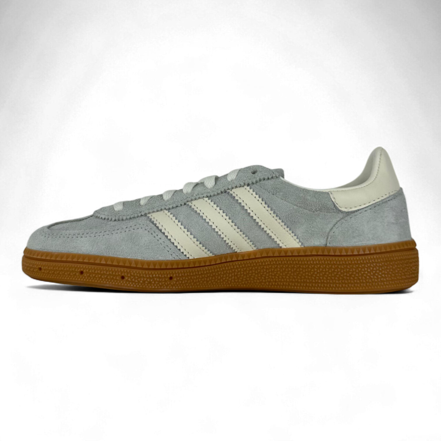 Adidas Handball Spezial In Off-White Silver And Caramel