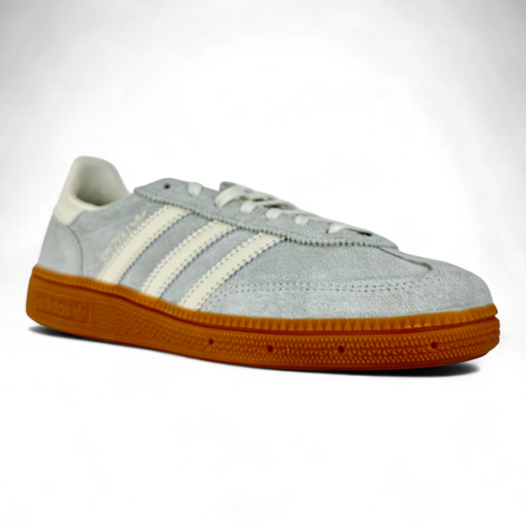 Adidas Handball Spezial In Off-White Silver And Caramel