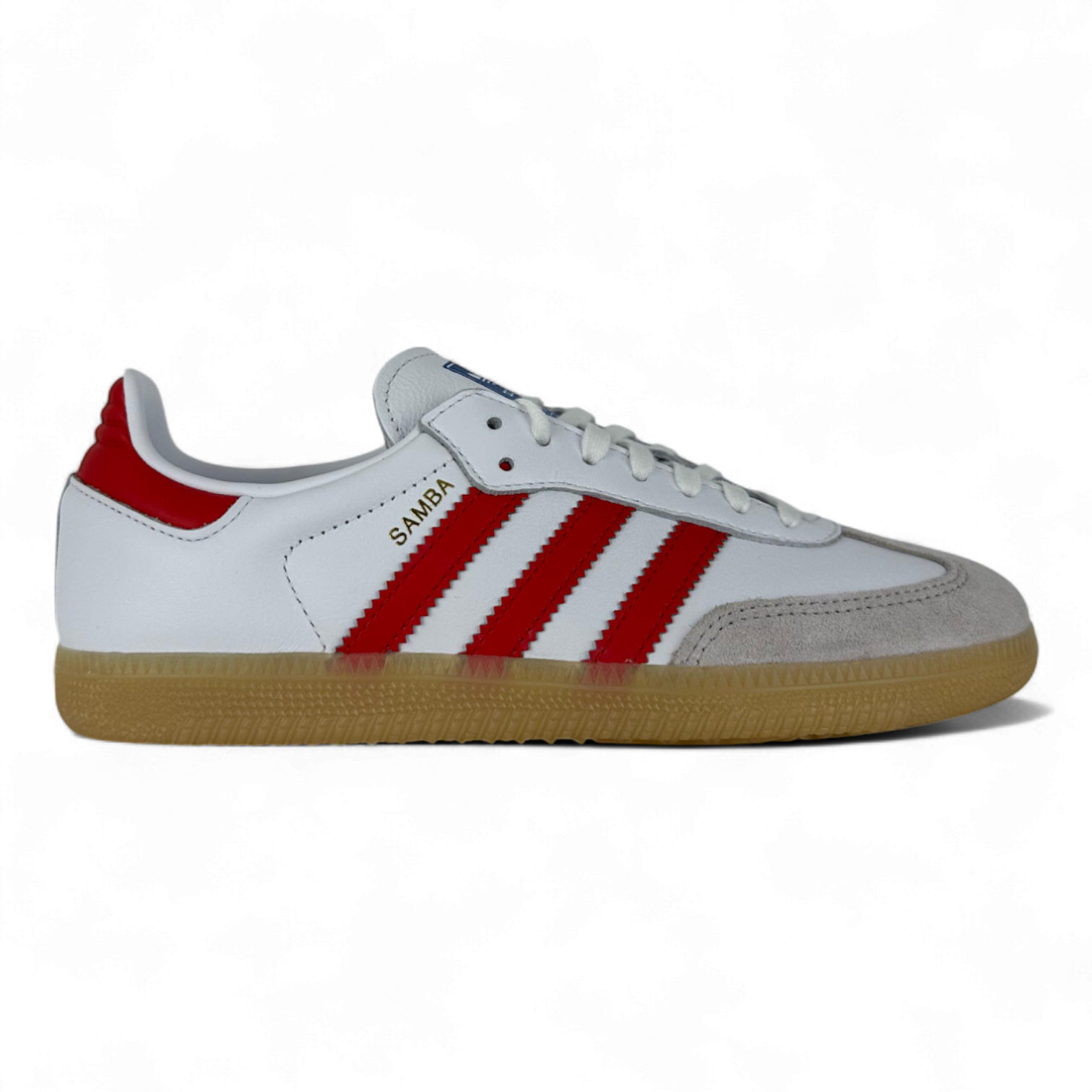 Adidas Samba Og Cloud White Collegiate Red Gum