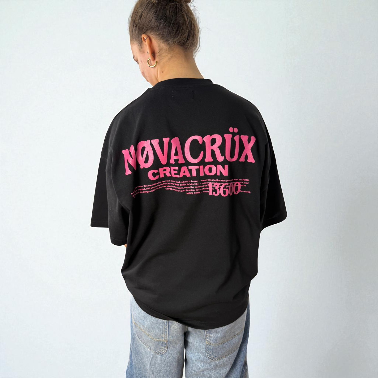 CAMISETA 13600 BLACK NØVA CRÜX