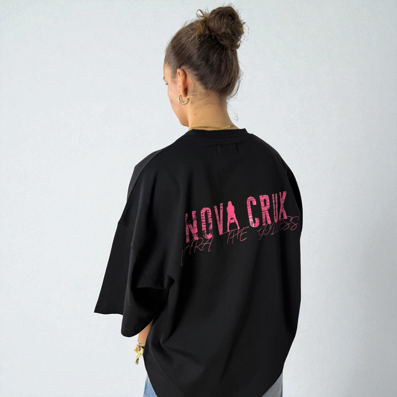 CAMISETA DESGASTADA BLACK NØVA CRÜX