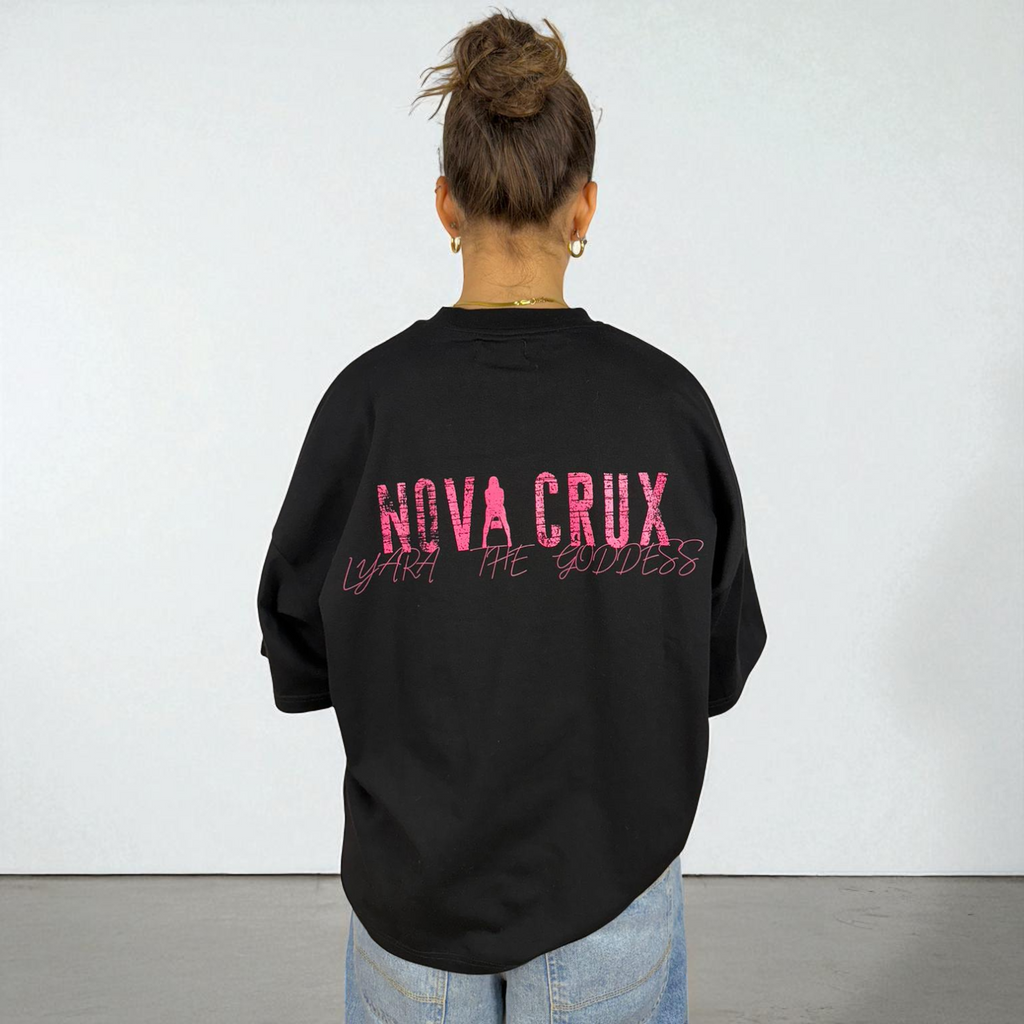 CAMISETA DESGASTADA BLACK NØVA CRÜX