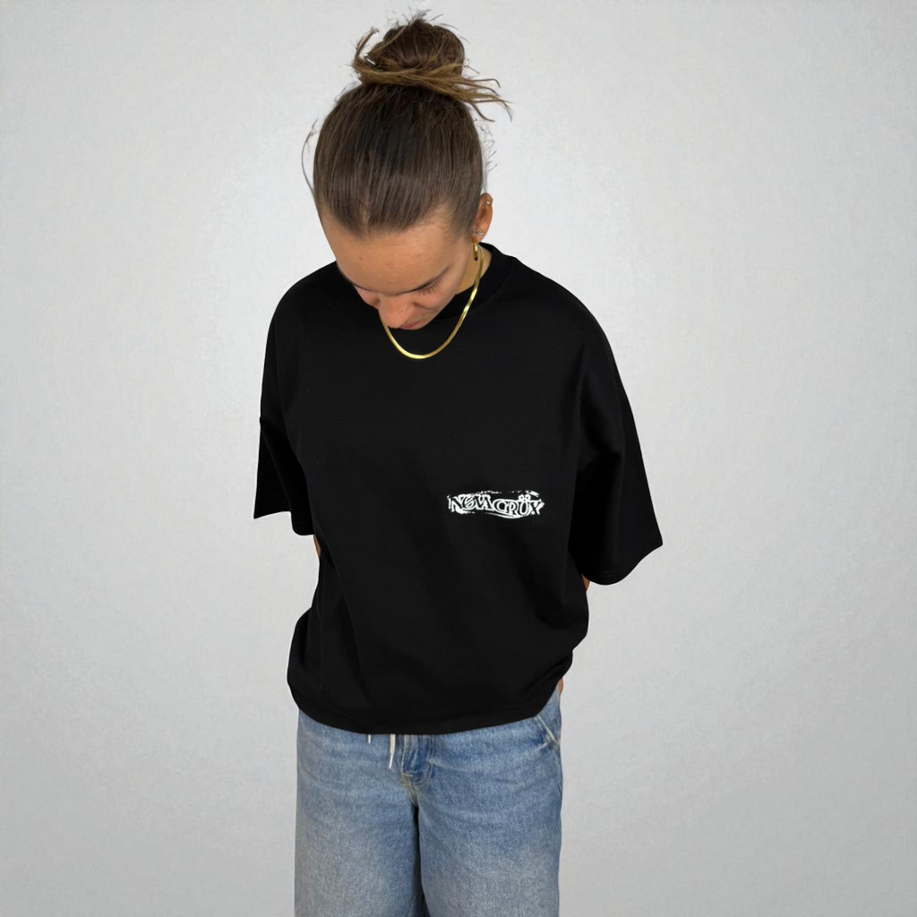 CAMISETA DESGASTADA BLACK NØVA CRÜX