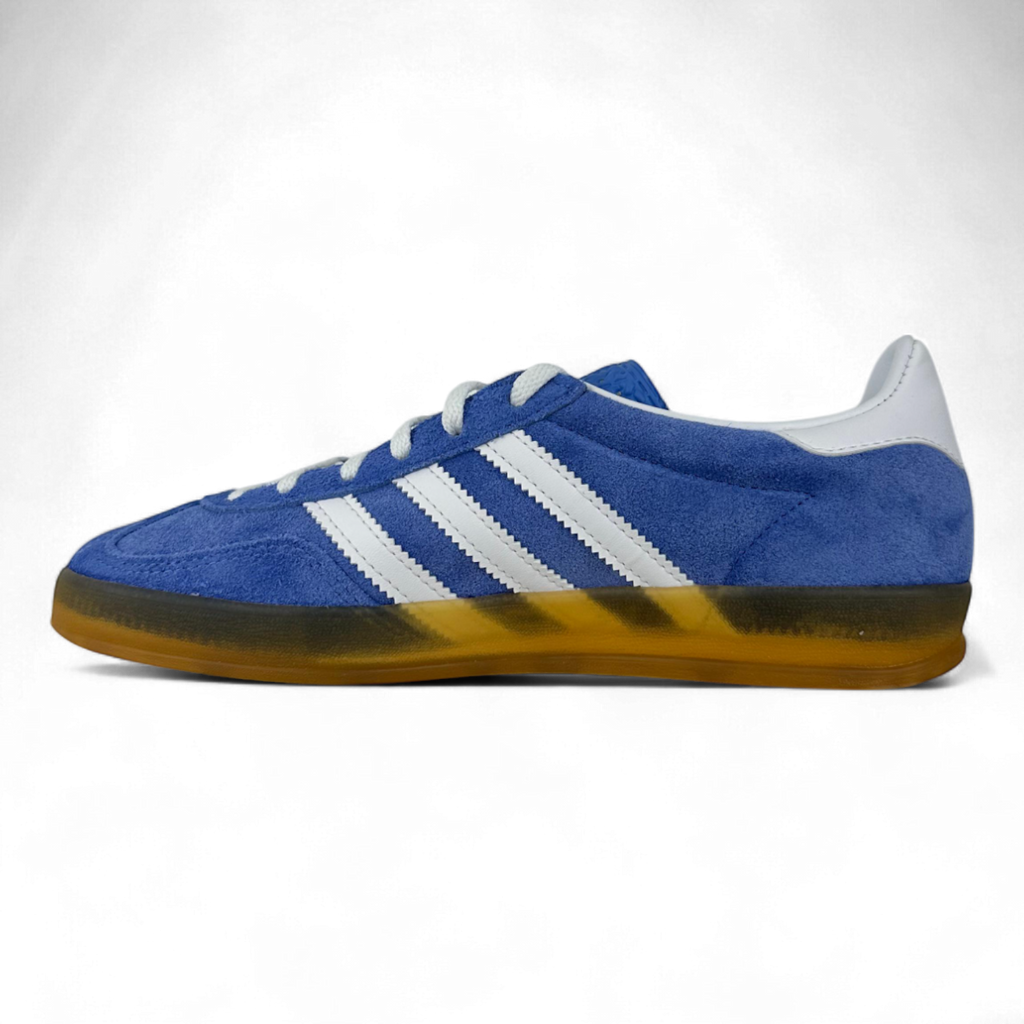 Adidas Gazelle Indoor In Fusion Blue And Caramel