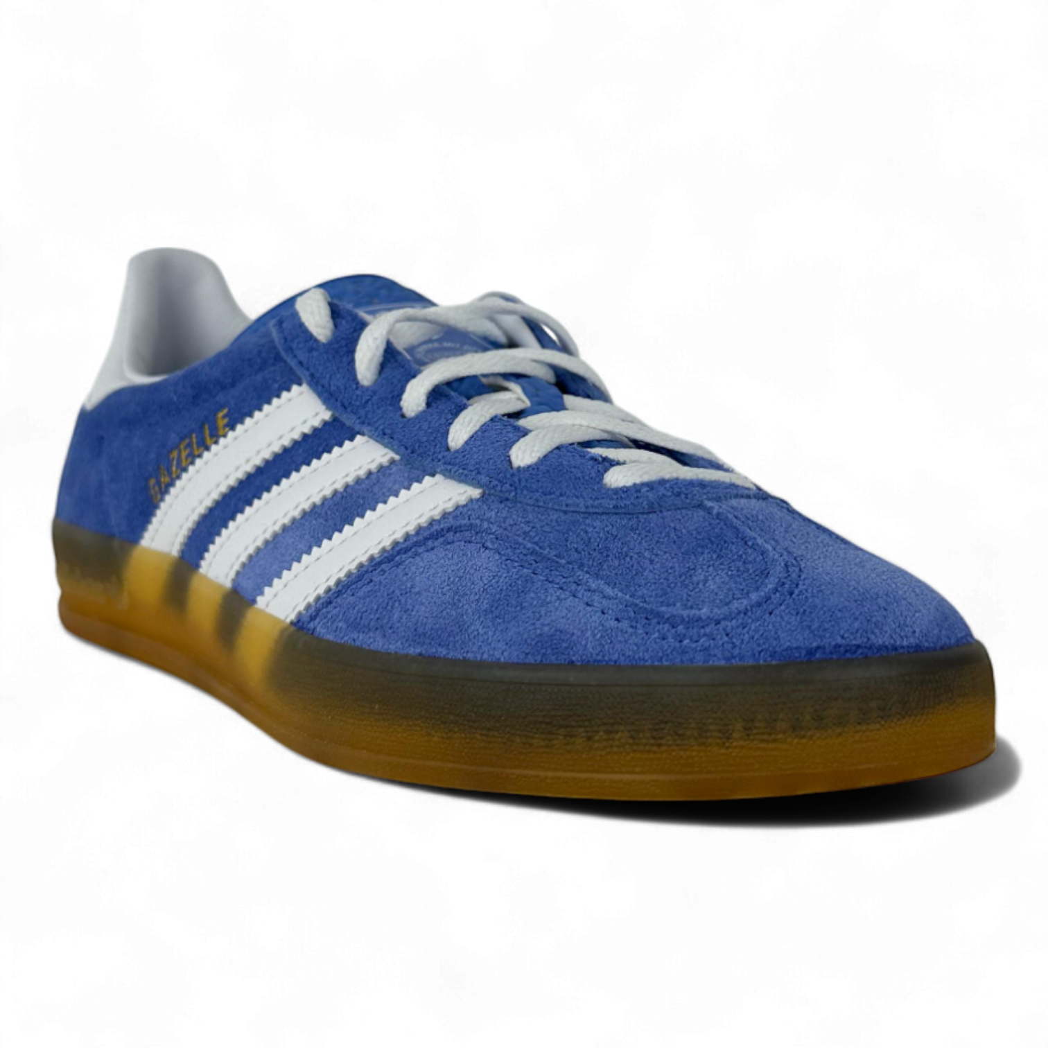 Adidas Gazelle Indoor In Fusion Blue And Caramel