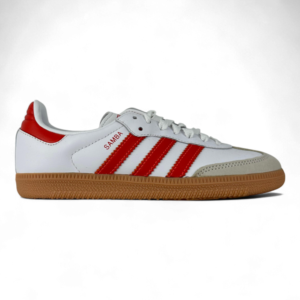 Adidas Samba Og White Solar Red Gum