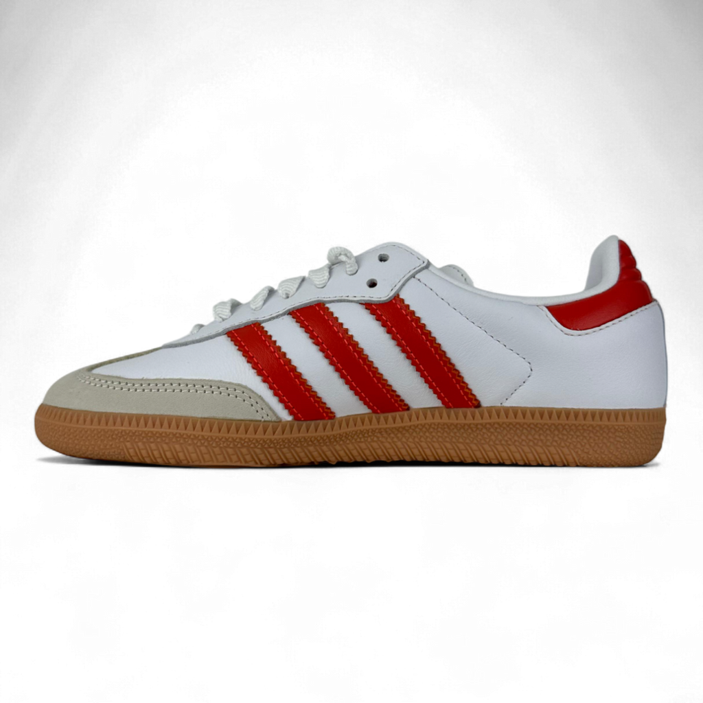 Adidas Samba Og White Solar Red Gum