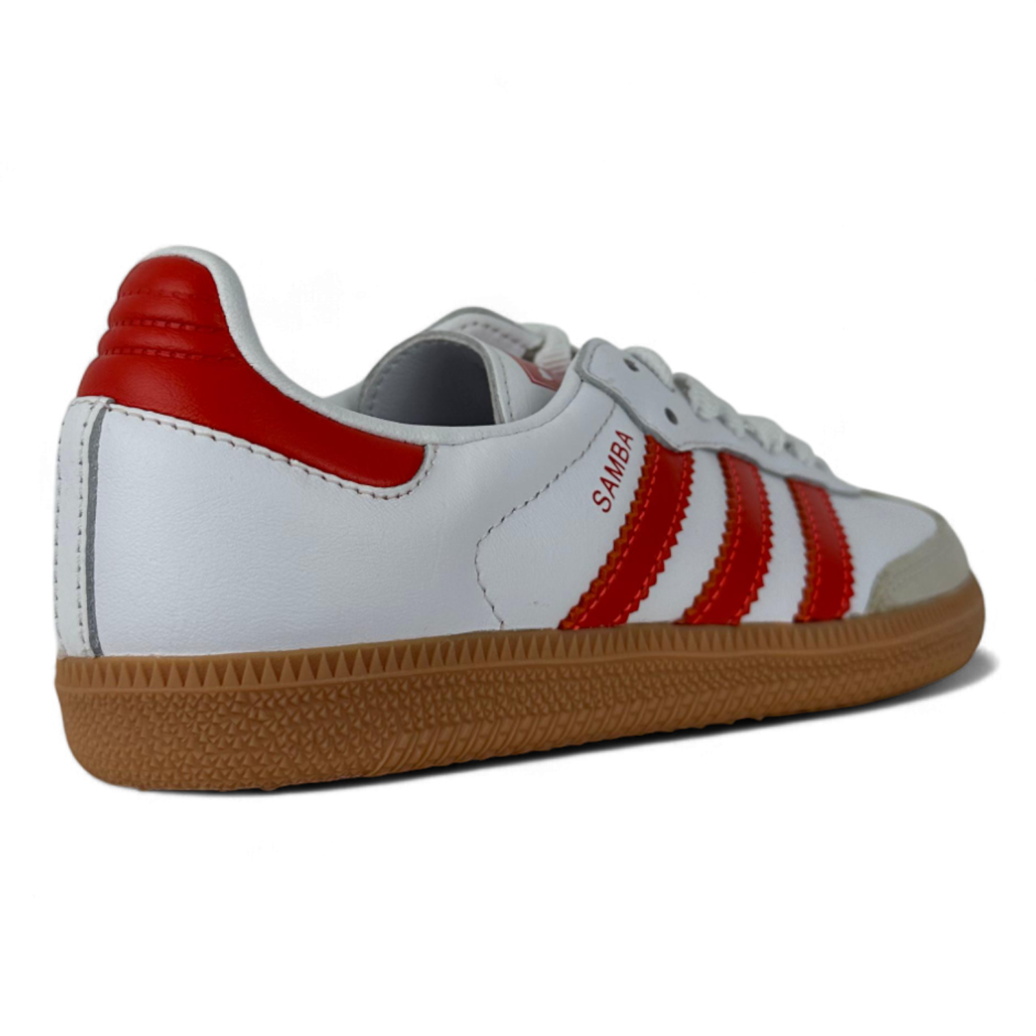 Adidas Samba Og White Solar Red Gum