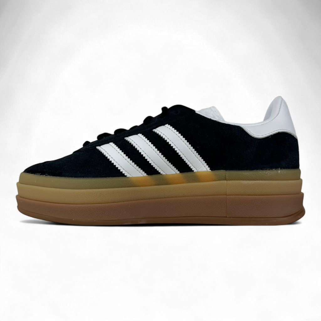 Adidas Gazelle Bold Black White Gum