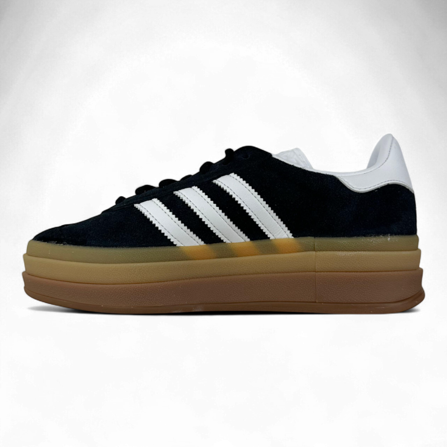 Adidas Gazelle Bold Black White Gum