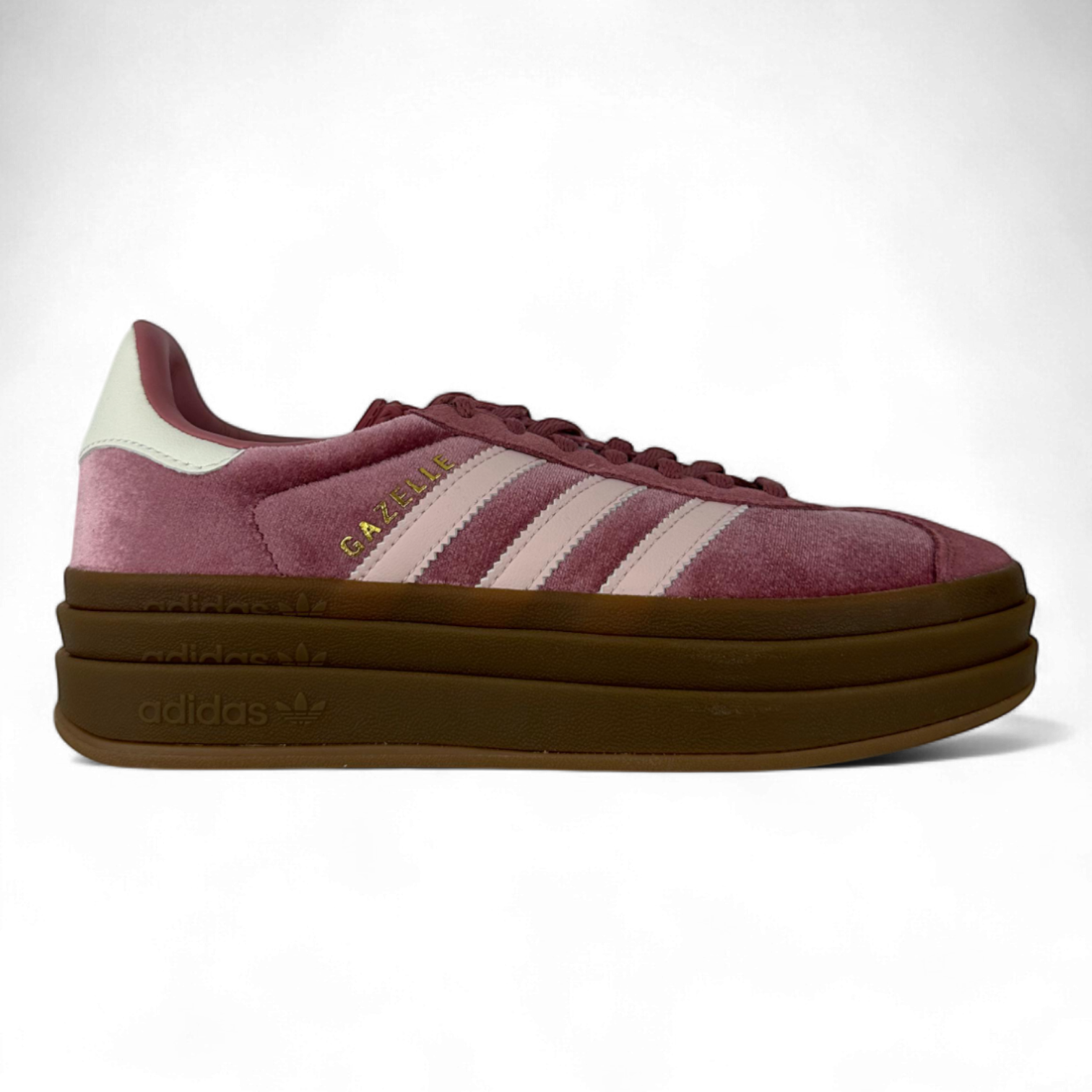 Adidas Gazelle Bold Sandy Pink Velvet