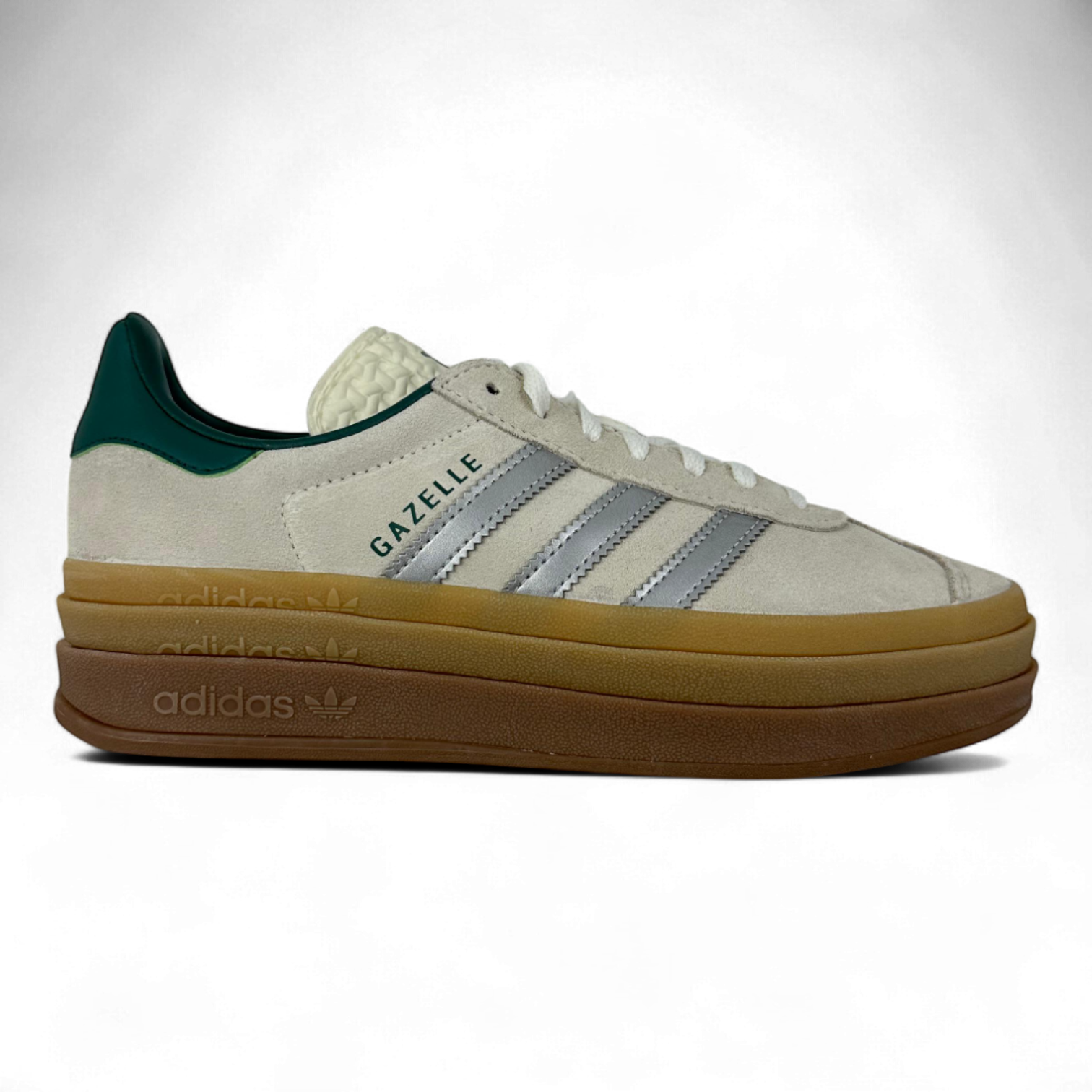 Adidas Gazelle Bold Off-White Collegiate Green