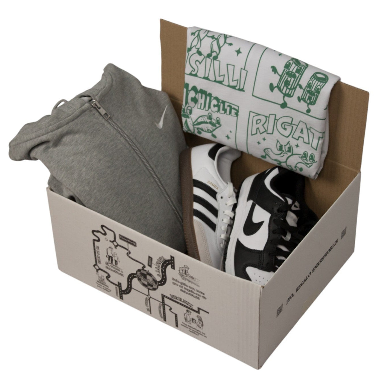 MYSTERY BOX ZAPATILLAS + ROPA GOLD