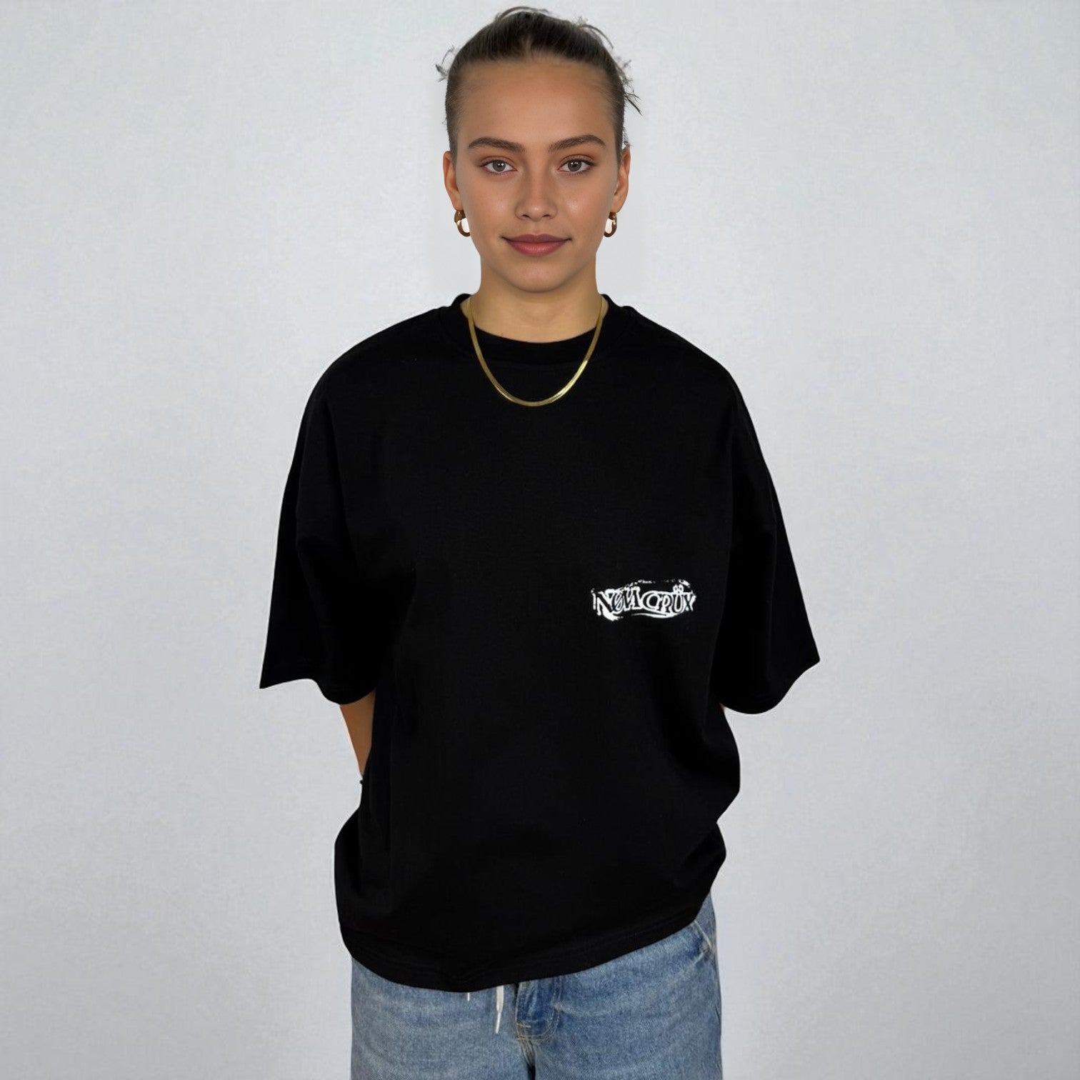 CAMISETA DESGASTADA BLACK NØVA CRÜX