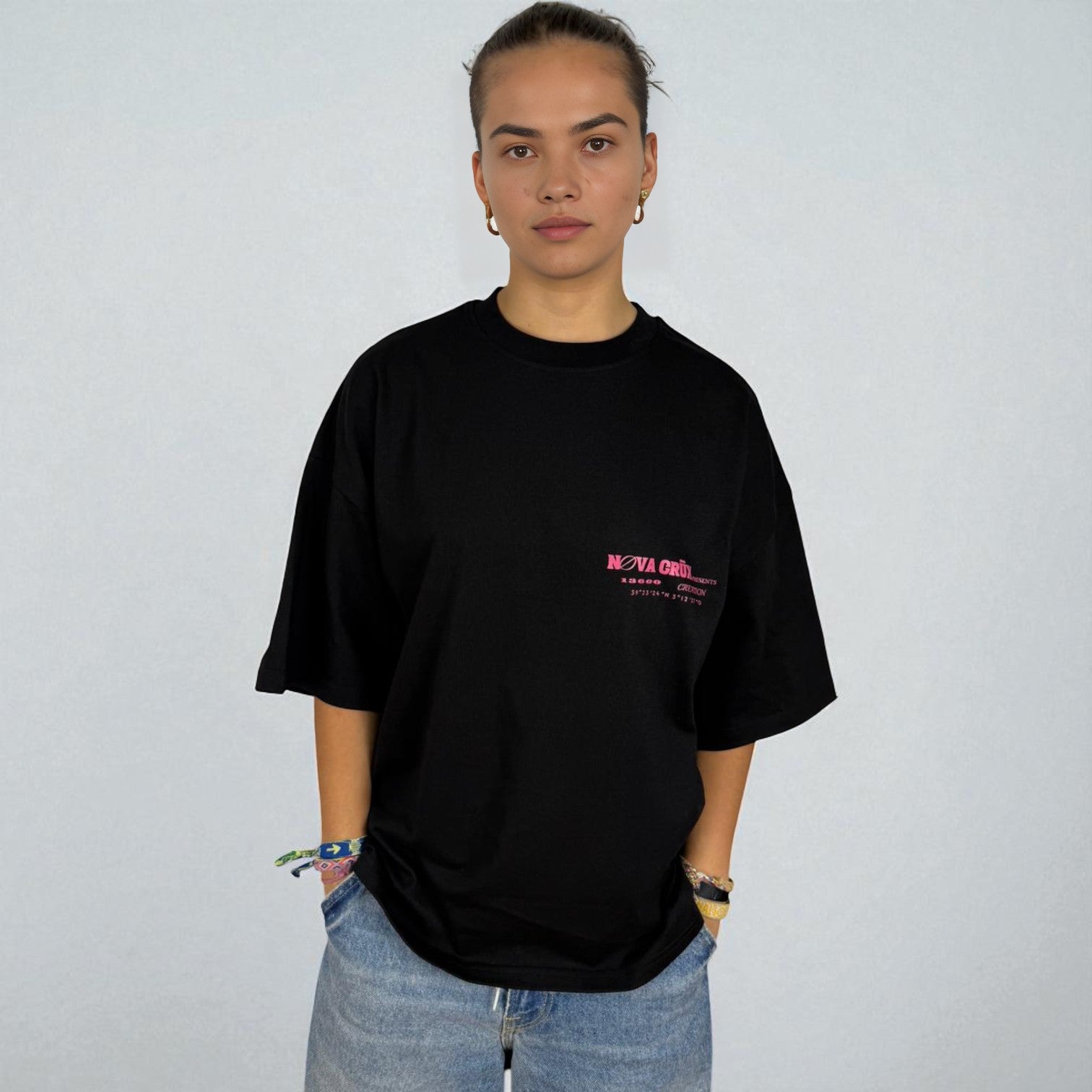 CAMISETA 13600 BLACK NØVA CRÜX